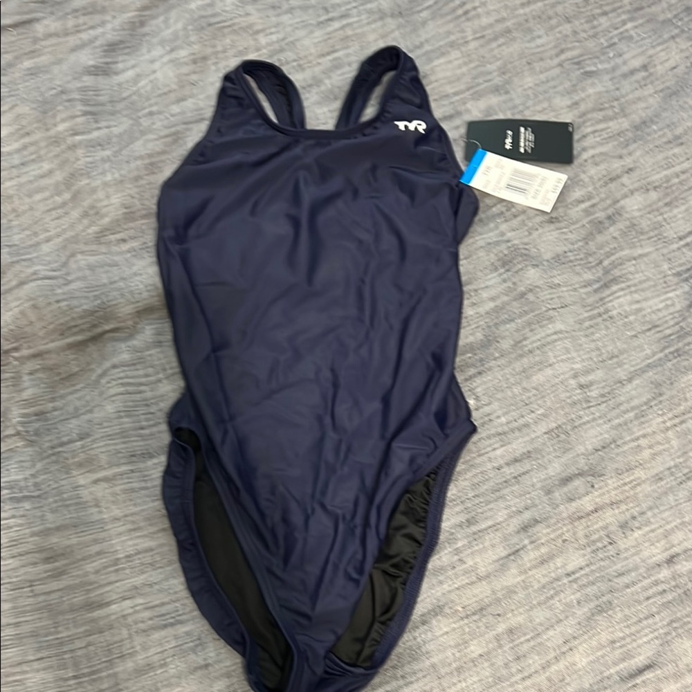 TYR Deep Blue Athletic Swimsuit